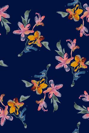 手绘印花华亿平台图片