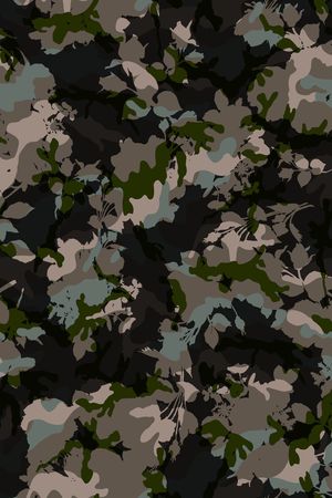 军装迷彩印花华亿平台图片