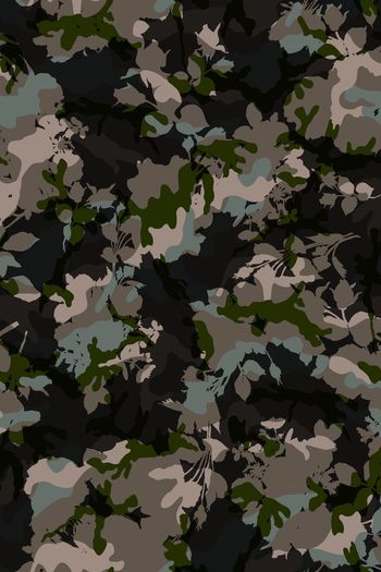 军装迷彩印花华亿平台图片