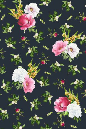 复古印花华亿平台图片