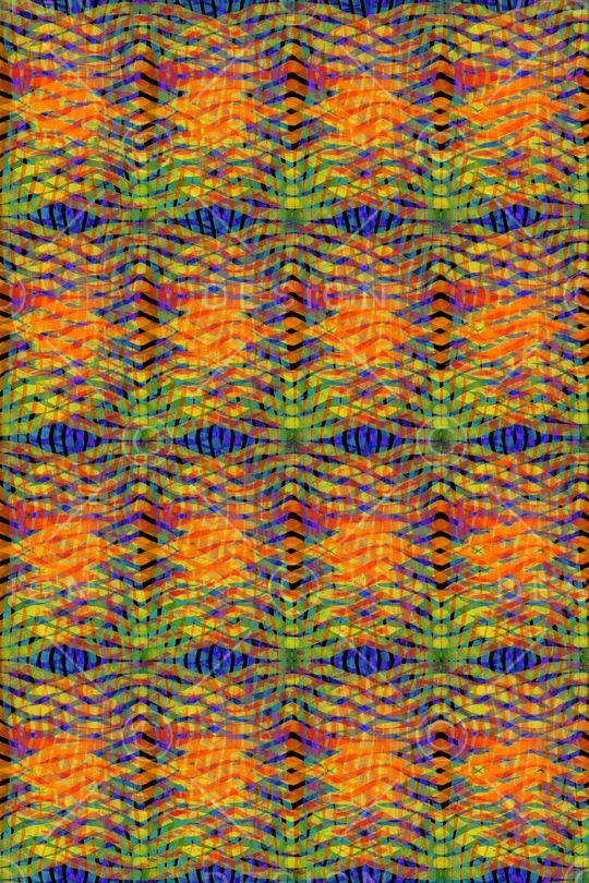 波浪线印花华亿平台图片