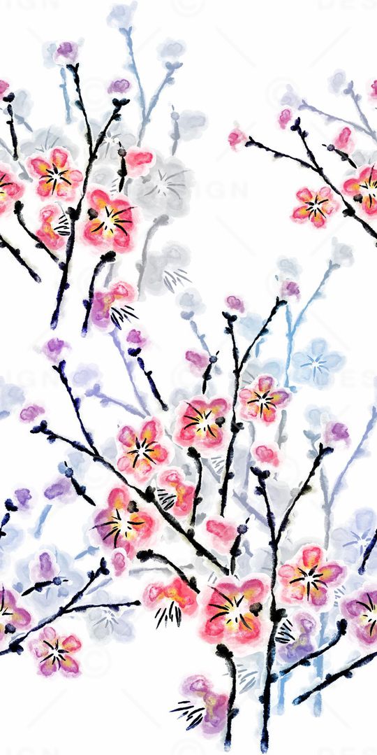 桃花印花华亿平台图片