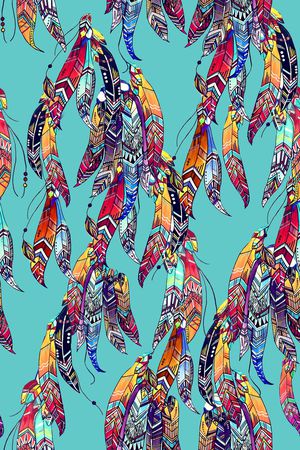 羽毛印花华亿平台图片