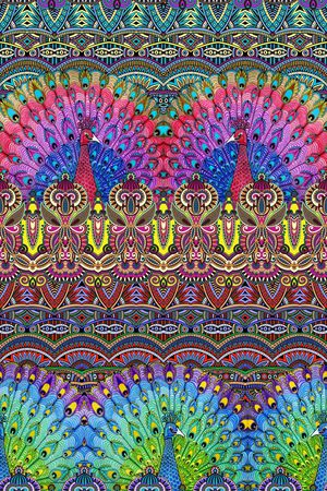 民族风印花华亿平台图片