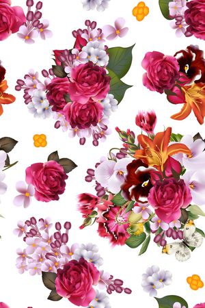 牡丹印花华亿平台图片