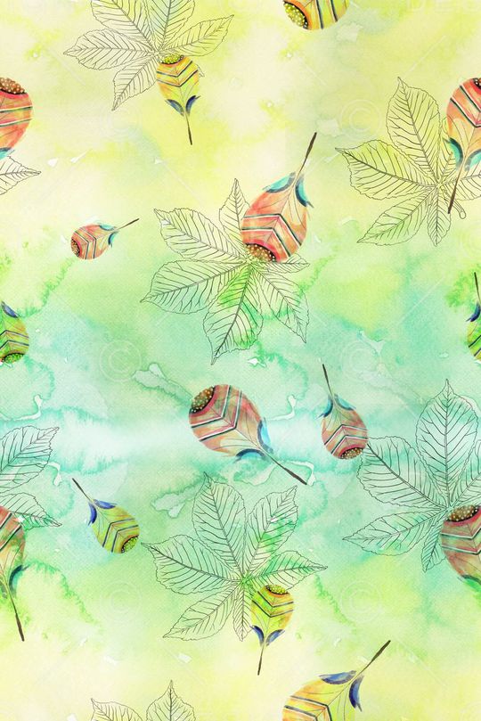 枝叶印花华亿平台图片