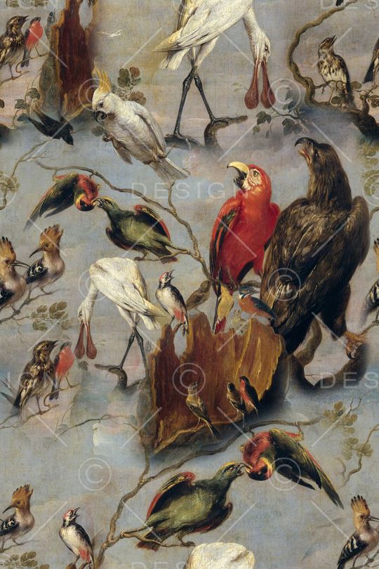 小鸟印花华亿平台图片