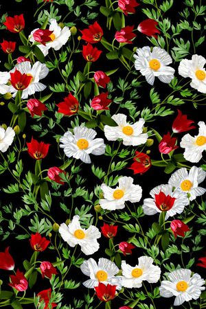 花朵印花华亿平台图片