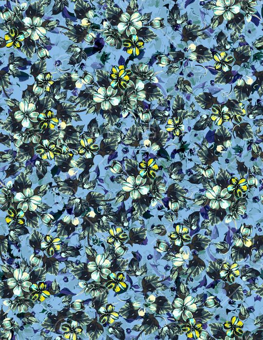 花朵印花华亿平台图片