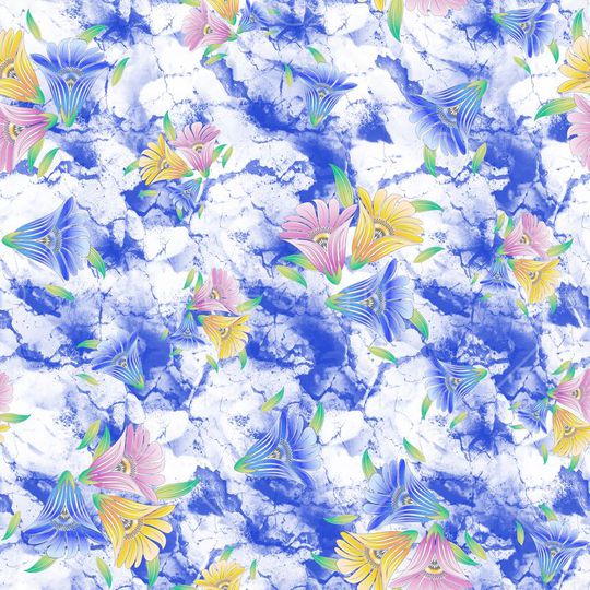 花朵印花华亿平台图片