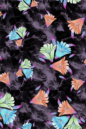 花朵印花华亿平台图片