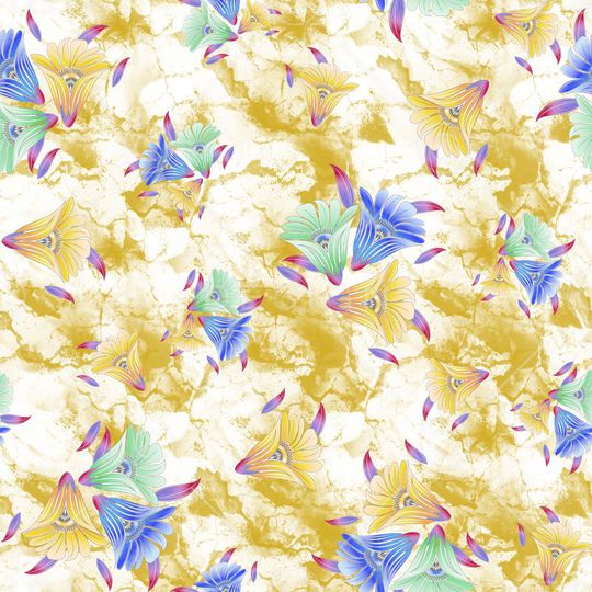 花朵印花华亿平台图片