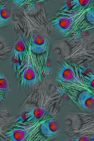 孔雀印花华亿平台图片