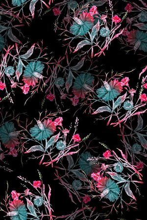 手绘印花华亿平台图片