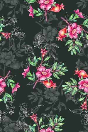 手绘印花华亿平台图片