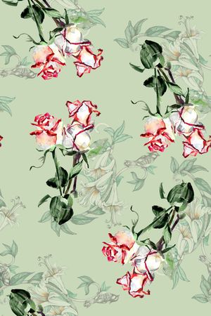 手绘印花华亿平台图片