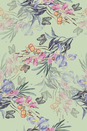 手绘印花华亿平台图片