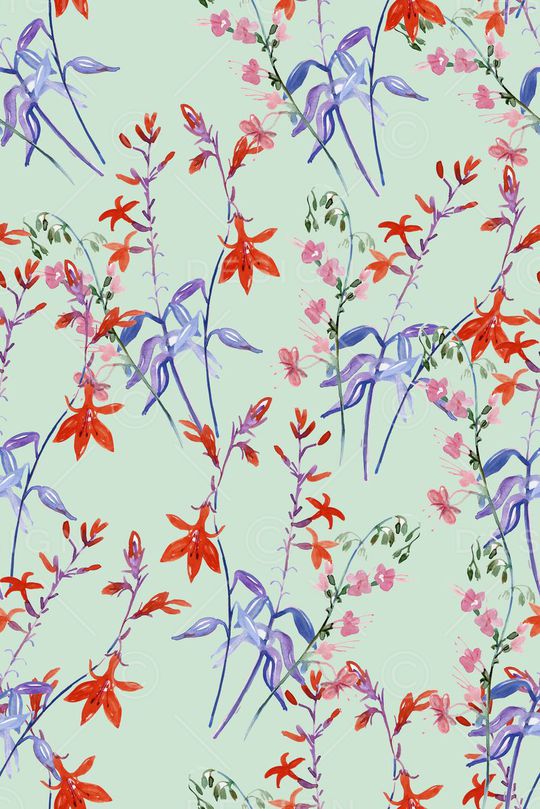 手绘印花华亿平台图片