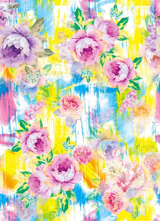 玫瑰印花华亿平台图片