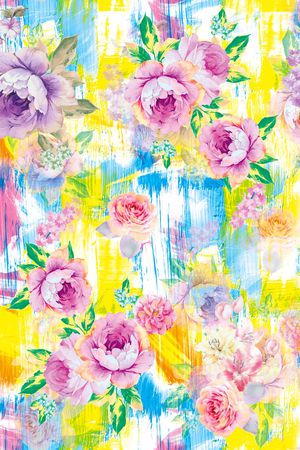 玫瑰印花华亿平台图片