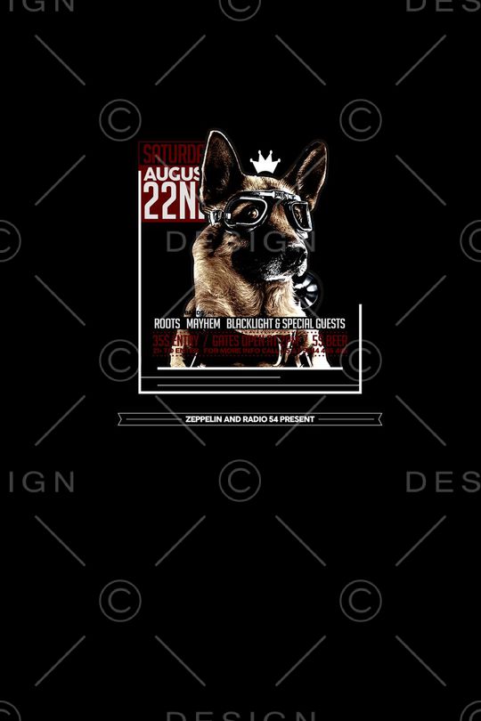 动物狗印花华亿平台图片