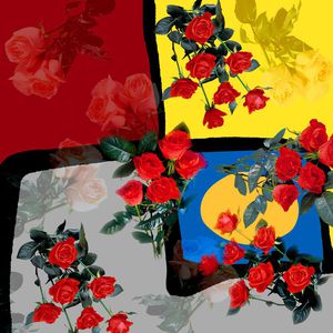 方巾印花华亿平台图片