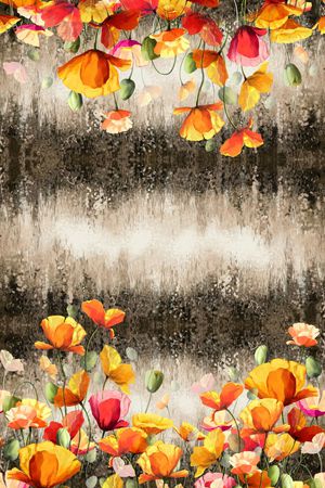 乱花印花华亿平台图片