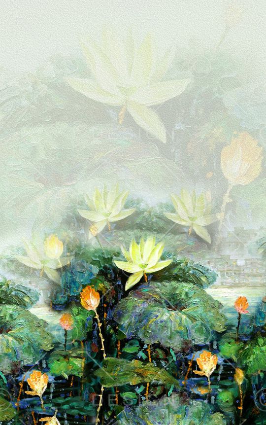 中国风定位花印花华亿平台图片