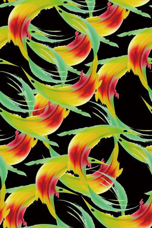 抽象印花华亿平台图片