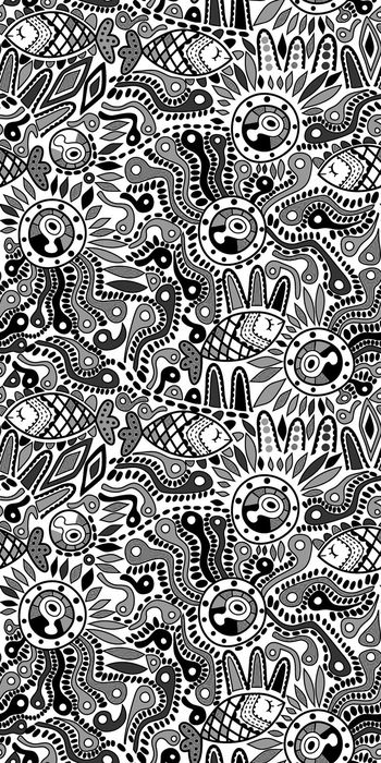 鱼印花华亿平台图片