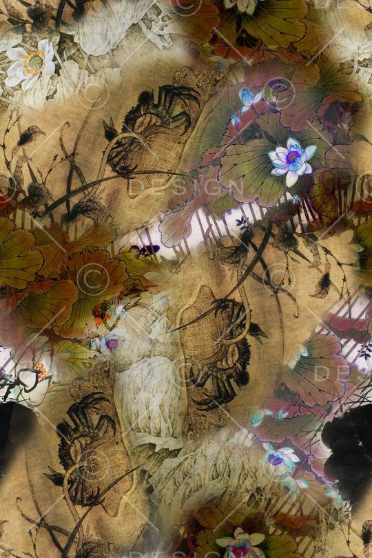 复古印花华亿平台图片