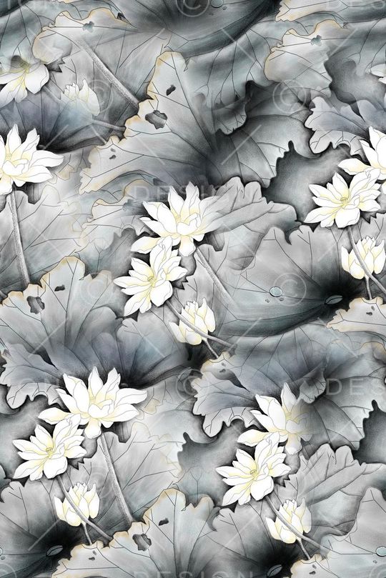 中国风印花华亿平台图片