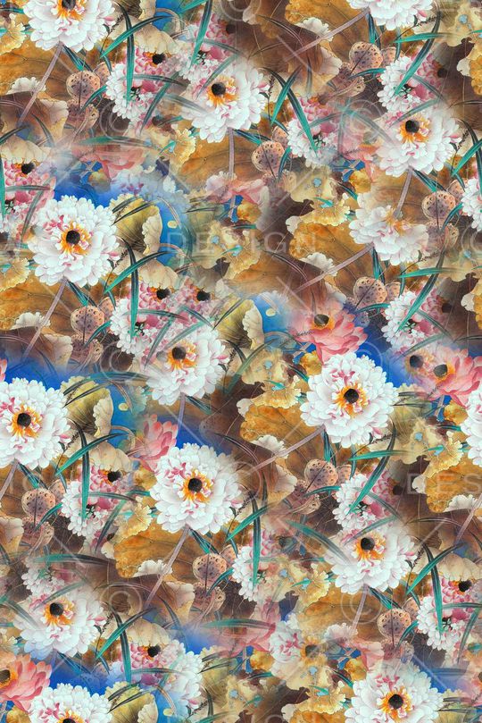 复古印花华亿平台图片