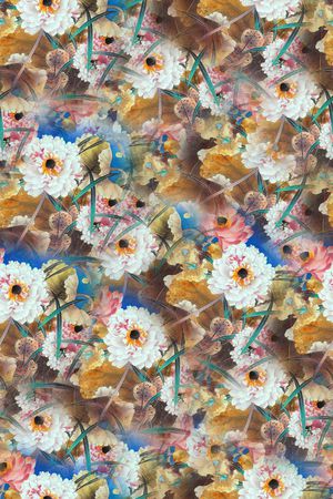 复古印花华亿平台图片