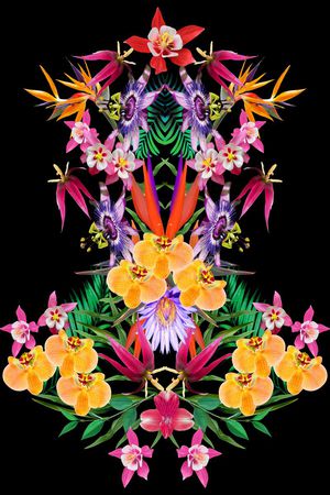 兰花印花华亿平台图片