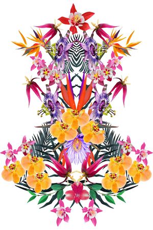 兰花印花华亿平台图片