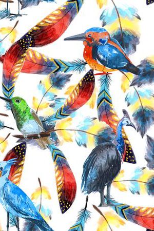 鸟印花华亿平台图片