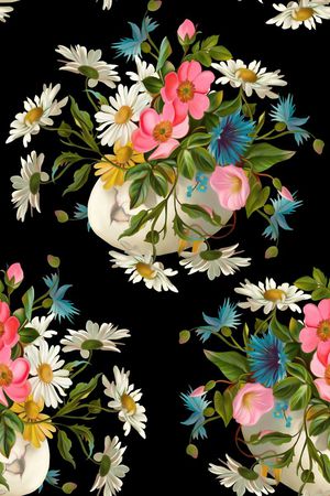 花朵印花华亿平台图片