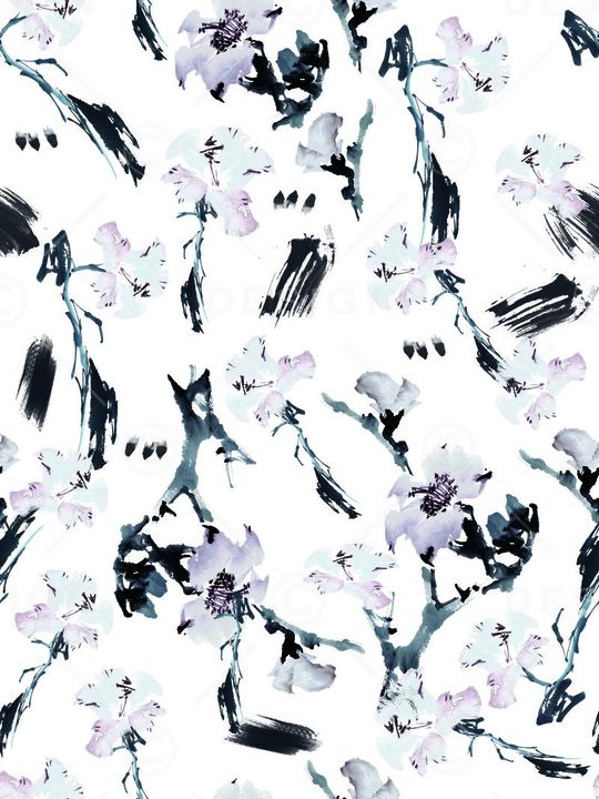 花朵印花华亿平台图片