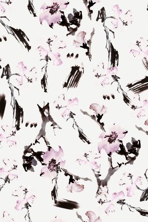 花朵印花华亿平台图片