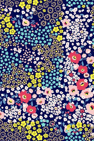 小碎花印花华亿平台图片