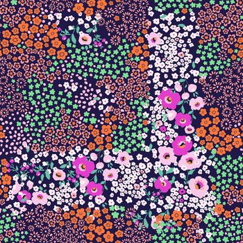 692553-小碎花小花朵橙