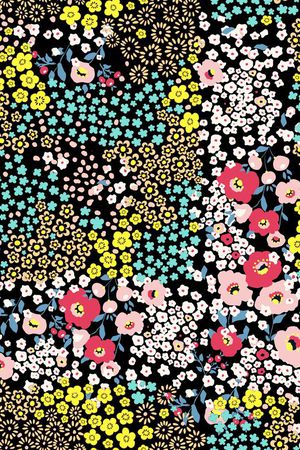 小碎花印花华亿平台图片