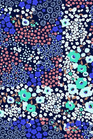 小碎花印花华亿平台图片