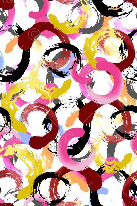 水墨印花华亿平台图片