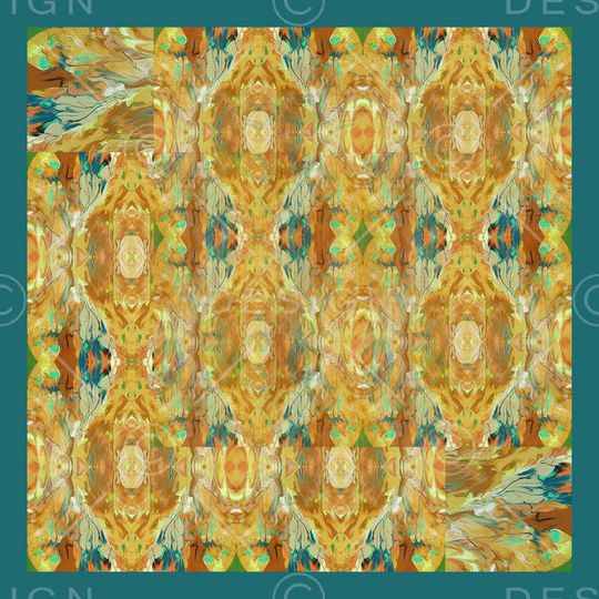 炫彩斑斓印花华亿平台图片