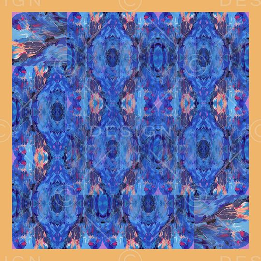 炫彩斑斓印花华亿平台图片