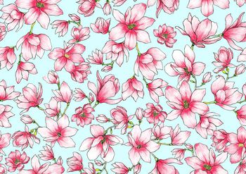 692599-浪漫手绘花