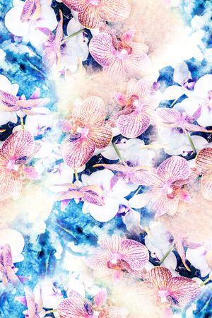 手绘印花华亿平台图片