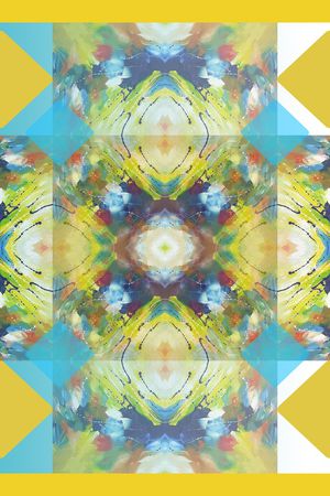 炫彩斑斓印花华亿平台图片